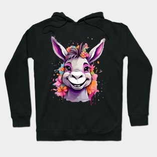 Cheerful Donkey Delight Hoodie